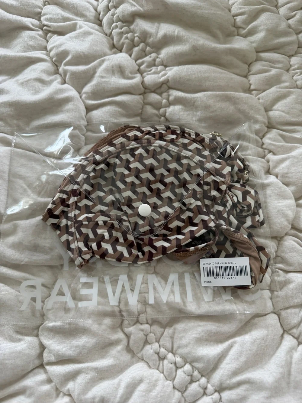 Monday Swimwear Geo Husk Bikini Top